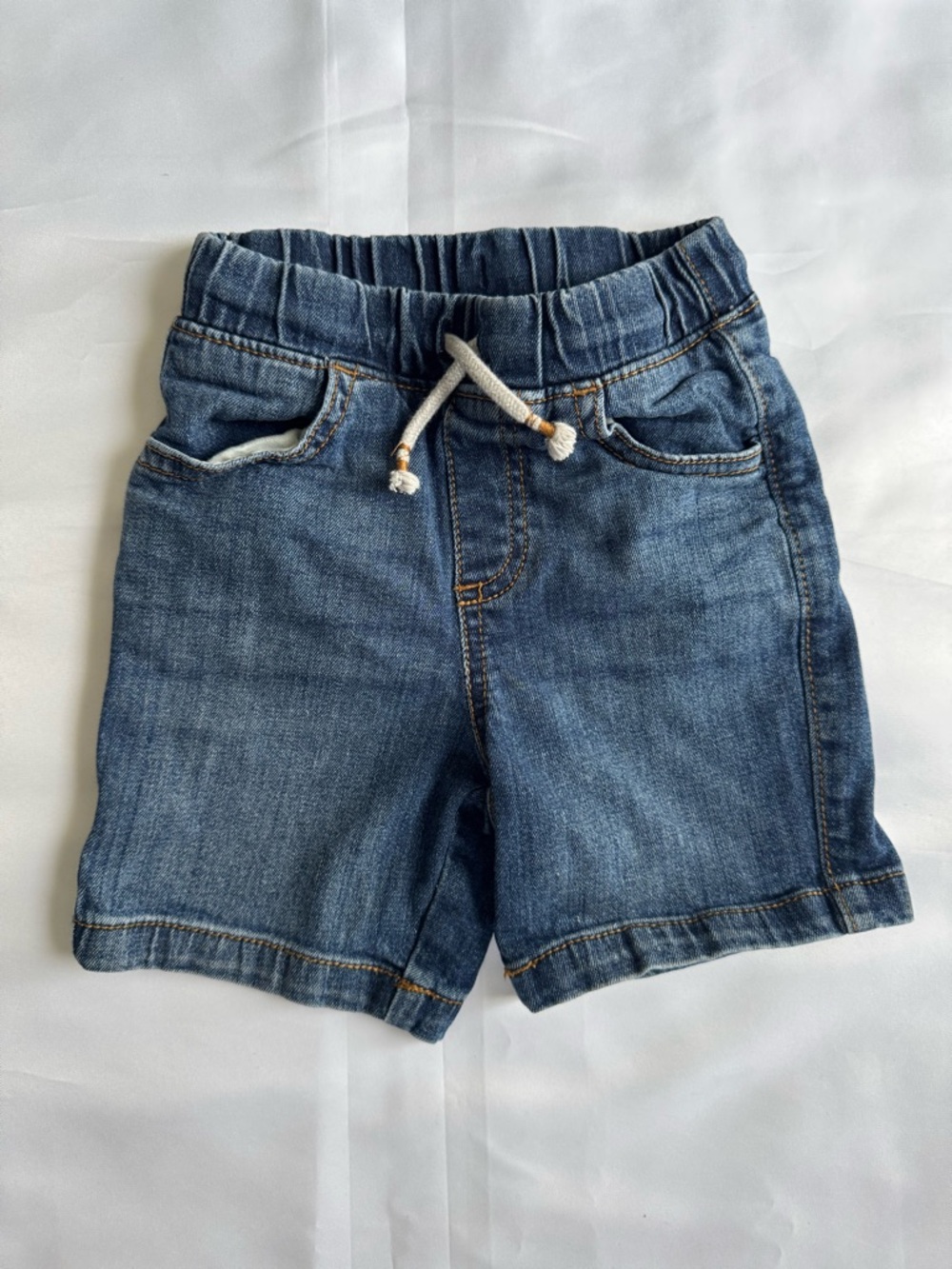 jumping beans Blue Denim Pull-On Shorts with Drawstring
